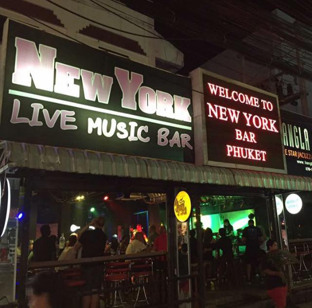 New York Bar phuket live bands